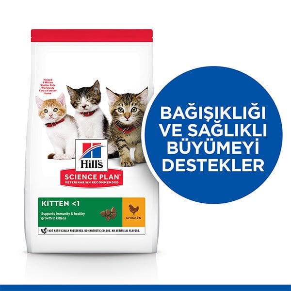 Hill's Science Plan Tavuklu Yavru Kedi Maması 5kg + 2kg HEDİYE!