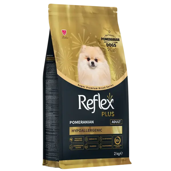 Reflex Plus Hipoalerjenik Pomeranian Yetişkin Köpek Maması 2kg