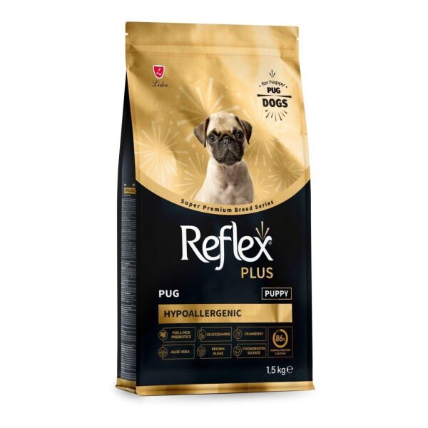 Reflex Plus Hipoalerjenik Pug Yavru Köpek Maması 1,5kg