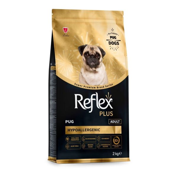 Reflex Plus Hipoalerjenik Pug Yetişkin Köpek Maması 2kg