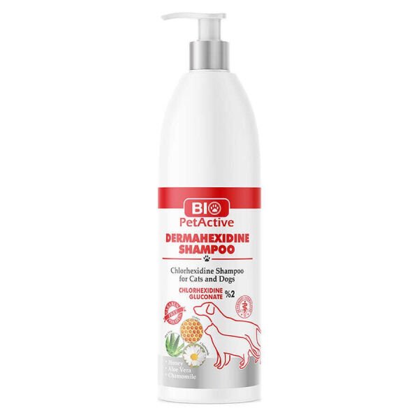 Bio Pet Active Dermahexidine Köpek ve Kedi Antiseptik Şampuan 250 ML