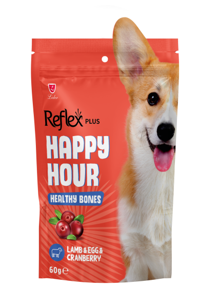 Reflex Happy Hour Sağlıklı Kemikler Için Destekleyici Köpek Ödül Maması 60 gr