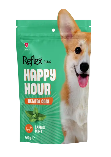 Reflex Plus Happy Hour Ağız ve Diş Sağlığı Destekleyici Köpek Ödül Maması 60gr