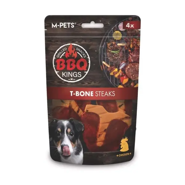 M-Pets Bbq Kings T-Bone Steak Tavuklu Köpek Ödül Maması 105 gr