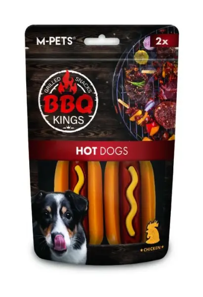 M-Pets Bbq Kings Hot Dogs Tavuklu Köpek Ödül Maması 135gr