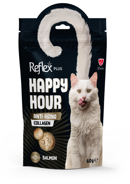 REFLEX HAPPY HOUR ANTİ-AGİNG COL KEDİ ÖDÜL MAMASI 60GR
