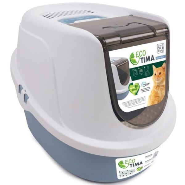 M-PETS ECO TİMA KEDİ TUVALETİ OCEAN BLUE