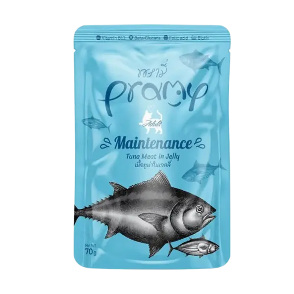 Pramy Maintenance Jöle İçinde Yağsız Ton Balıklı Kedi Yaş Maması 70gr