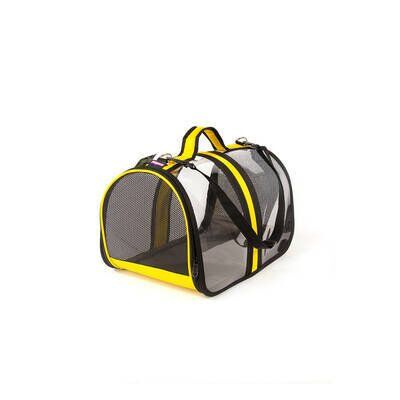 BACCO MİLANO ŞEFFAF ÇANTA SARI (48*28*28CM)