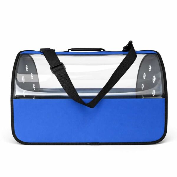 PETPRETTY ŞEFFAF ÇANTA BÜYÜK BOY MAVİ 30x30x49 CM