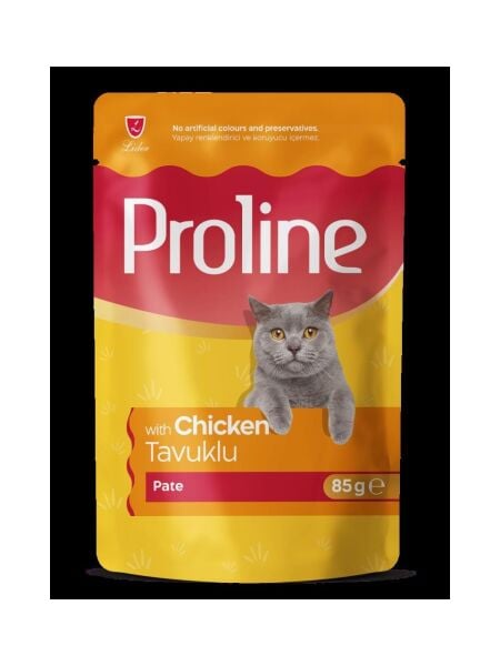 Proline Pouch Tavuklu Yaş Kedi Maması 85gr* 22 ADET